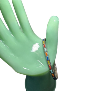 Vintage Multi-Stone Stretch Bracelet